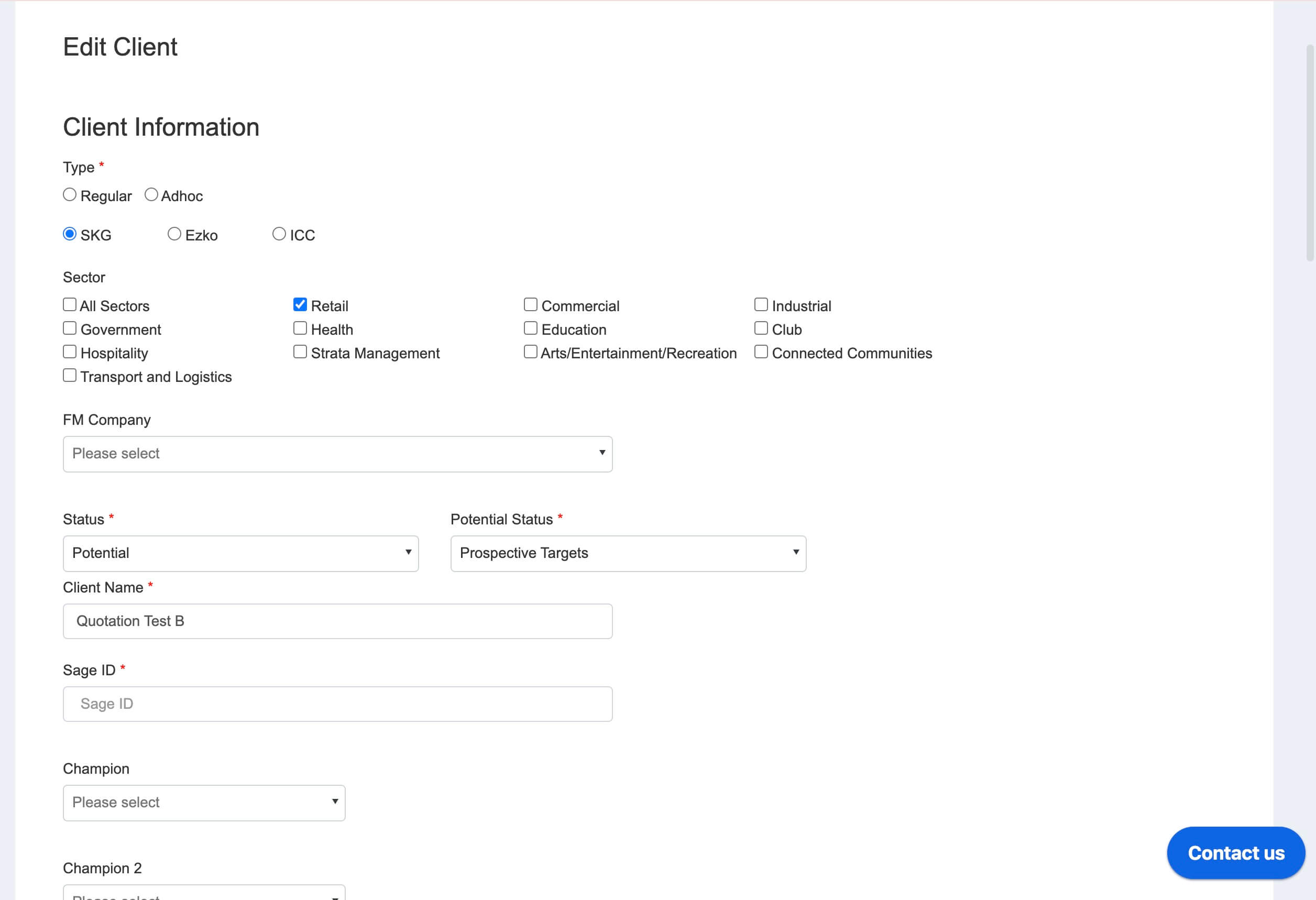 Start up edit client