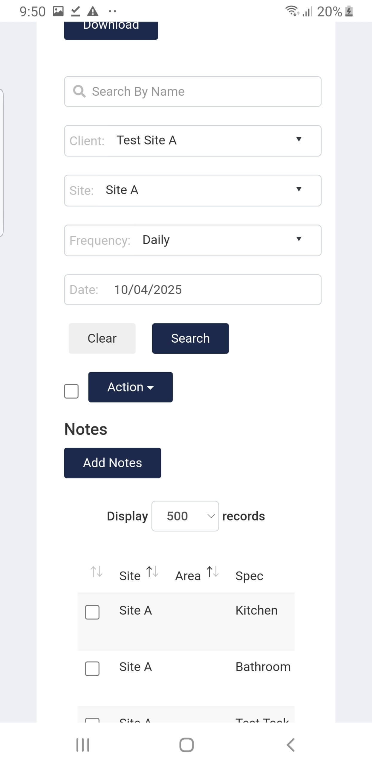 search task