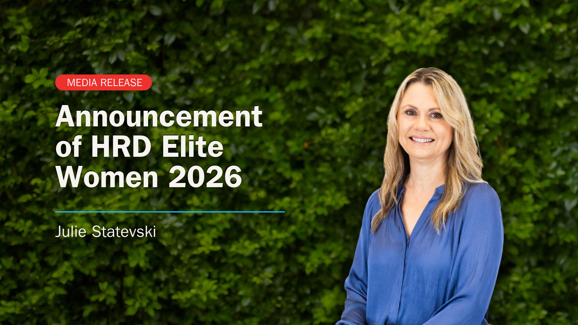 Press Release Julie Statevski